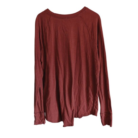 We the Free Arden Oversized Rust Tee L - Picture 5 of 9